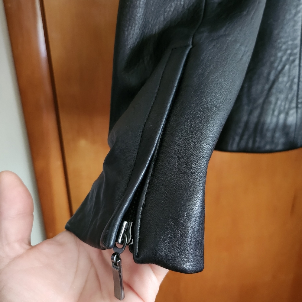 Style & Co Leather Jacket - Picture 7 of 11